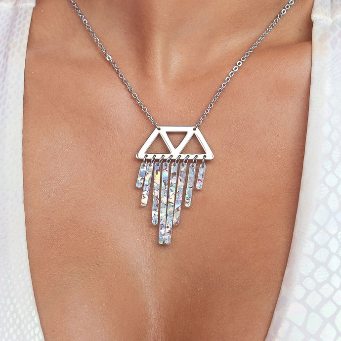 ICY CHIMETTES Silver Necklace