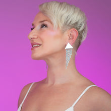 Load image into Gallery viewer, ICY CHIMES Silver Clip-on + Studs Earrings
