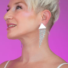 Load image into Gallery viewer, ICY CHIMES Silver Clip-on + Studs Earrings
