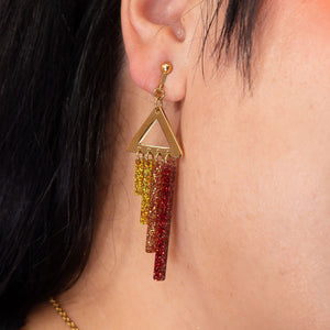 SPICY CHIMETTES Gold Clip-on + Hook Earrings