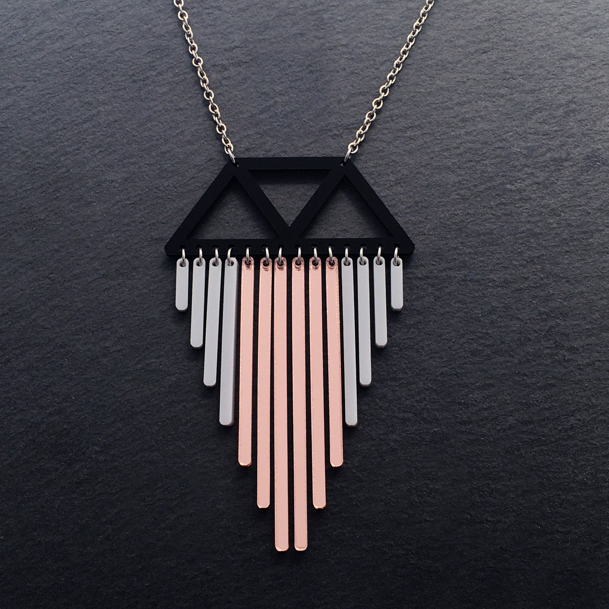 Bold unisex statement Colour Pop chime necklace – MAINE+MARA